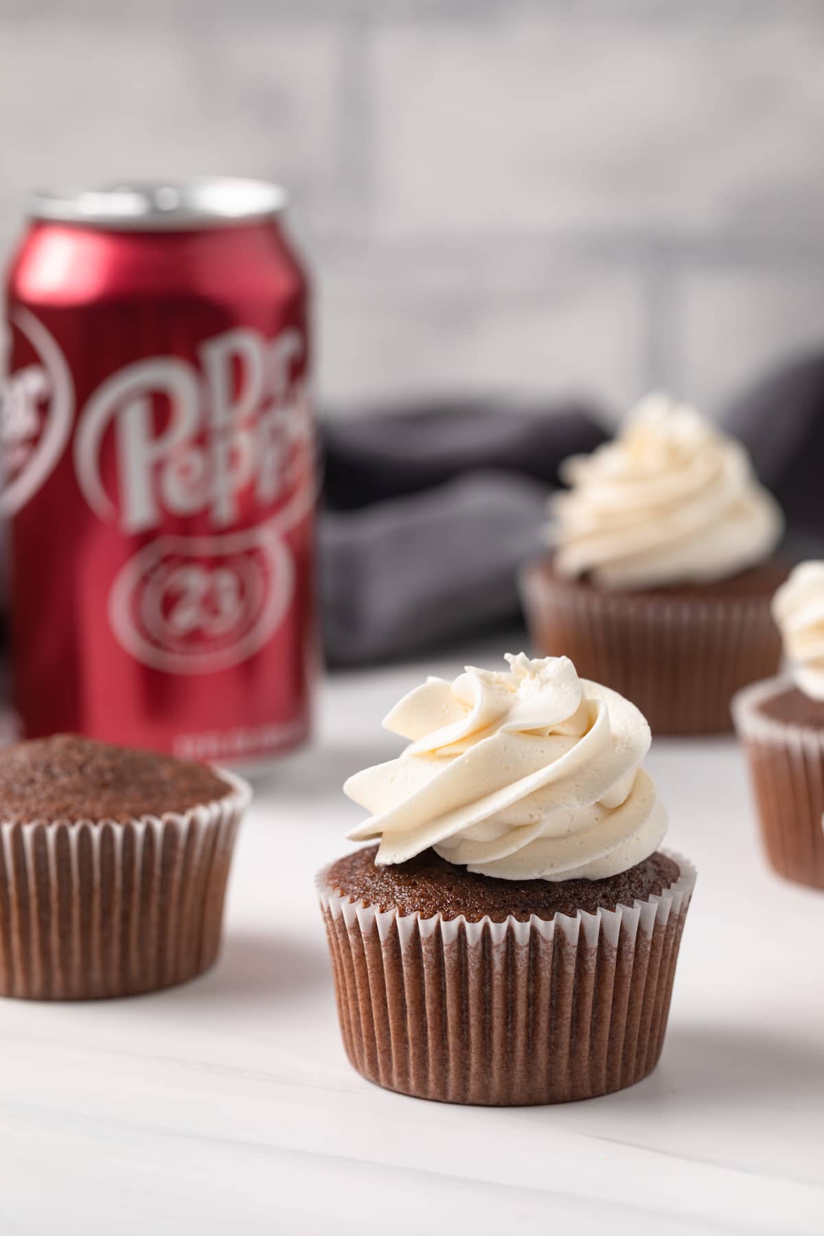 Dr Pepper cupcakes from scratch