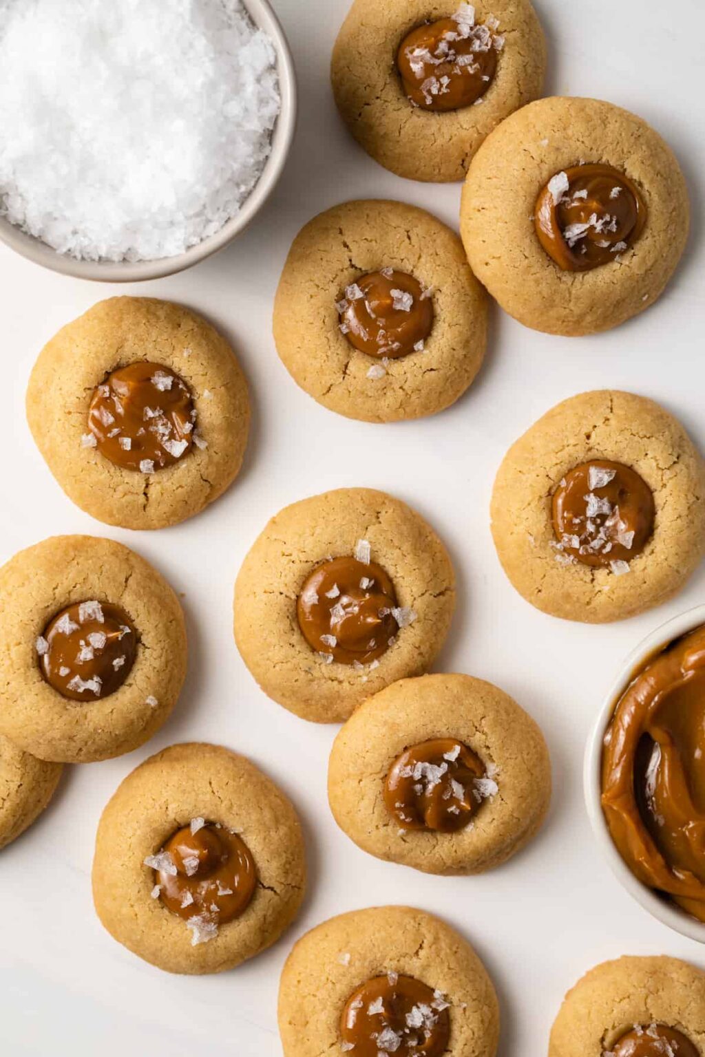 Dulce de Leche Thumbprint Cookies Recipe Baked by an Introvert