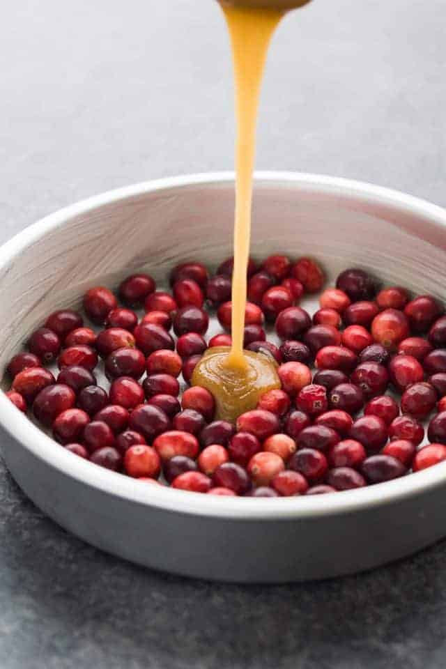 Cranberry Orange UpsideDown Cake Baked by an Introvert
