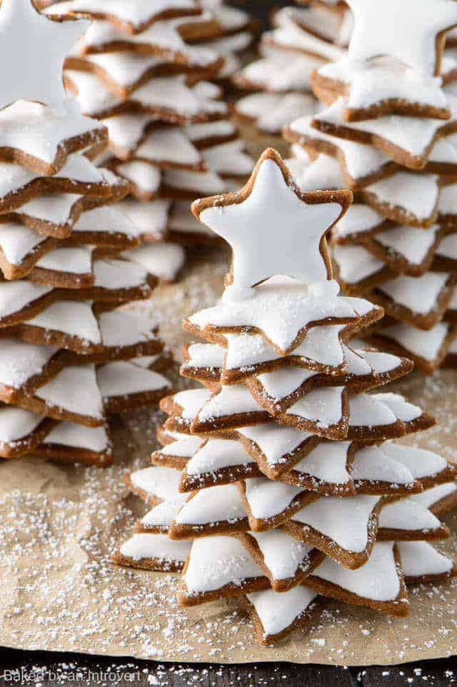 Soft Snowy Gingerbread Christmas Trees make a wonderful holiday gift. Here we take a traditional Christmas cookie and turn it into a fun and magical gift.