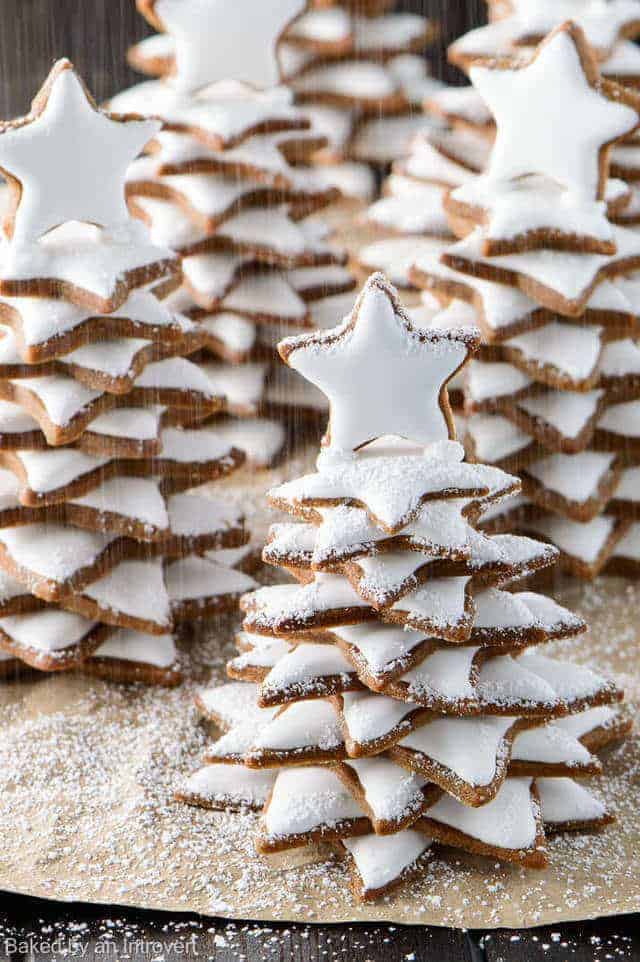 Soft Snowy Gingerbread Christmas Trees make a wonderful holiday gift. Here we take a traditional Christmas cookie and turn it into a fun and magical gift. 