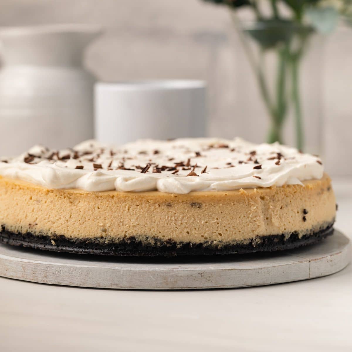 Creamy Cappuccino Cheesecake