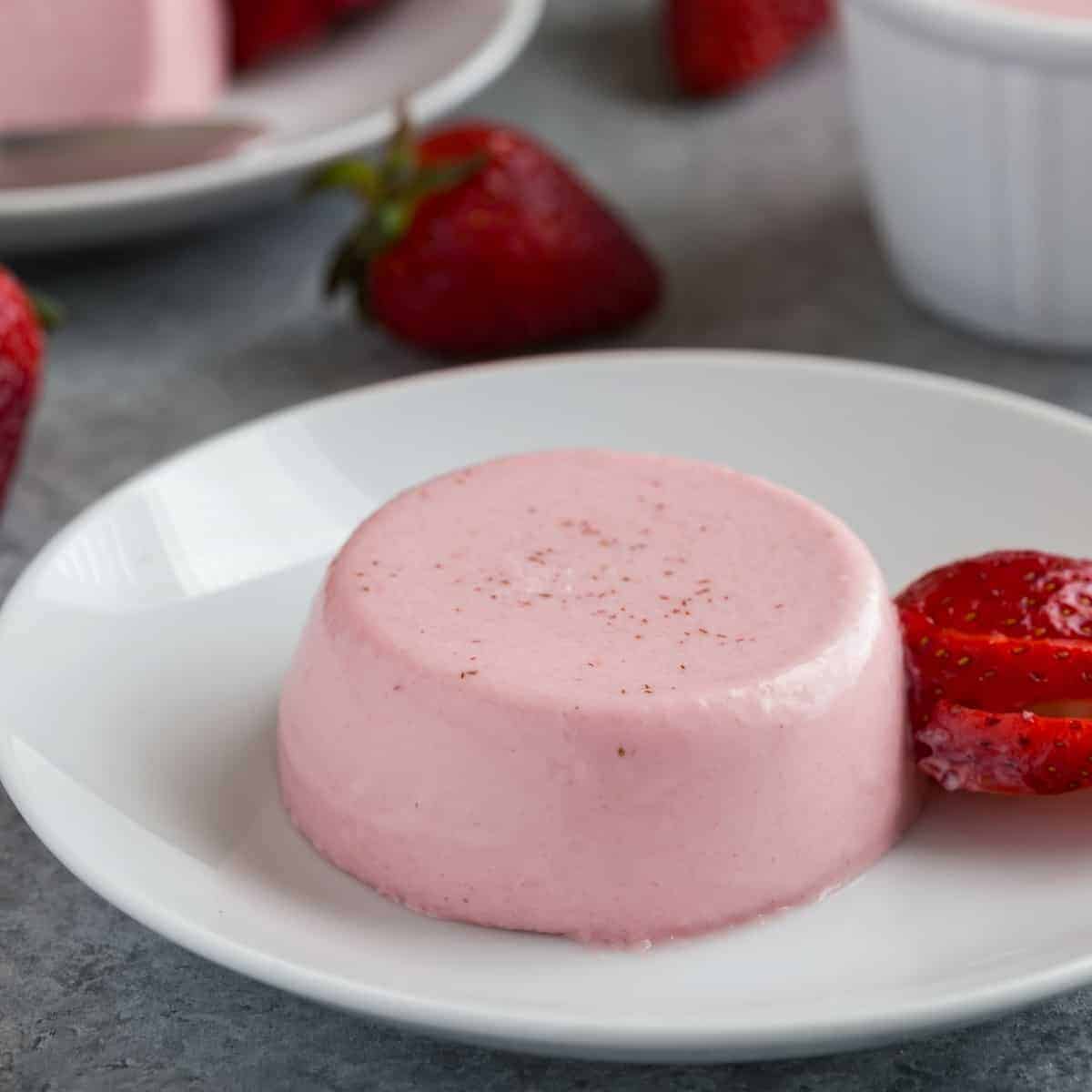 Strawberry Panna Cotta