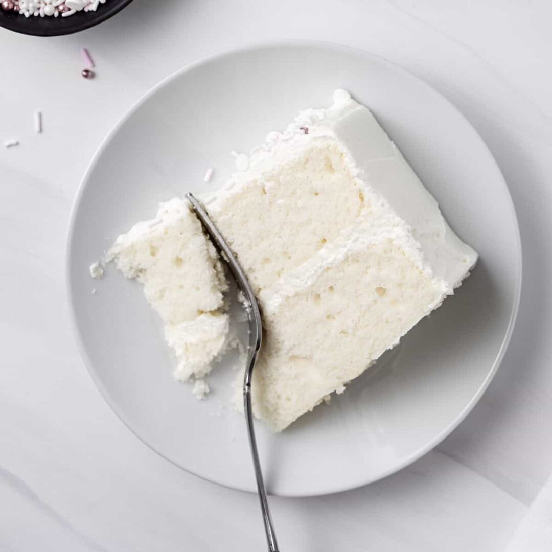 Moist White Cake Recipe with Buttercream Frosting l Baked by an Introvert