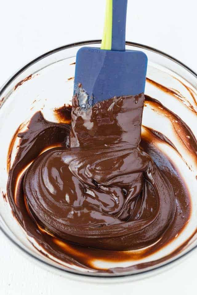 Chocolate Filling for Chocolate Swirl Bread in a glass bowl