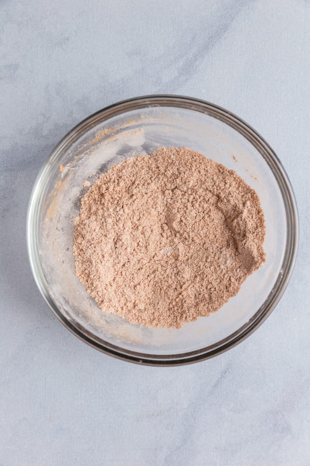 cinnamon sugar mixture in a glass bowl