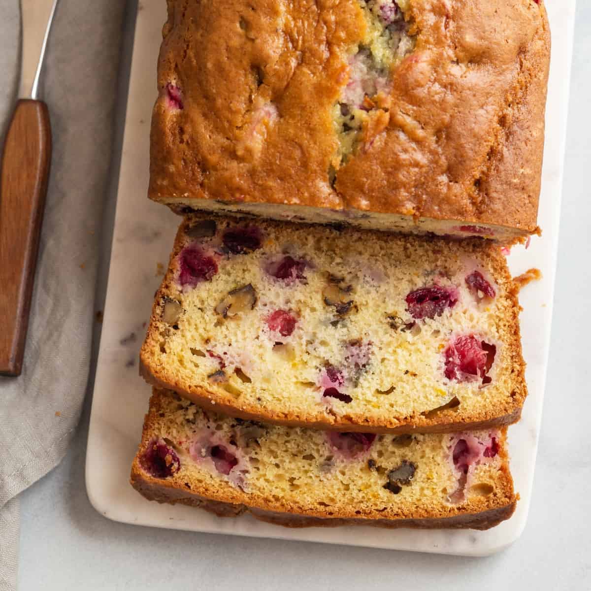 Cranberry Walnut Bread Recipe Baked by an Introvert