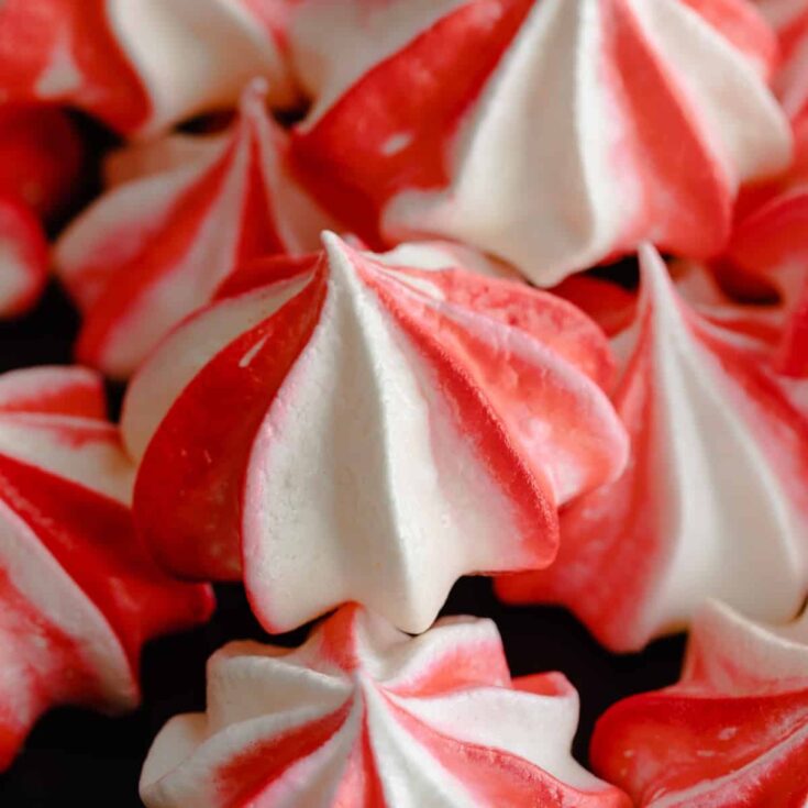 Peppermint Meringue Cookies Baked By An Introvert