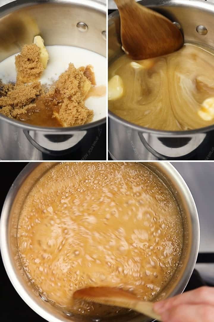 process shots for boiling syrup