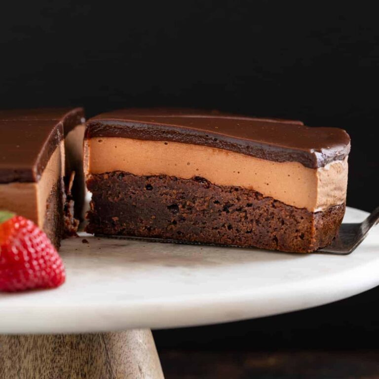 Triple Nutella Mousse Cake