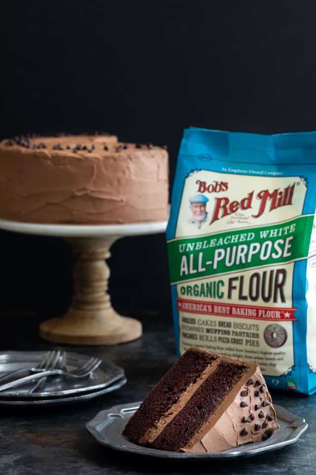 Chocolate cake with Bob's Red Mill Flour