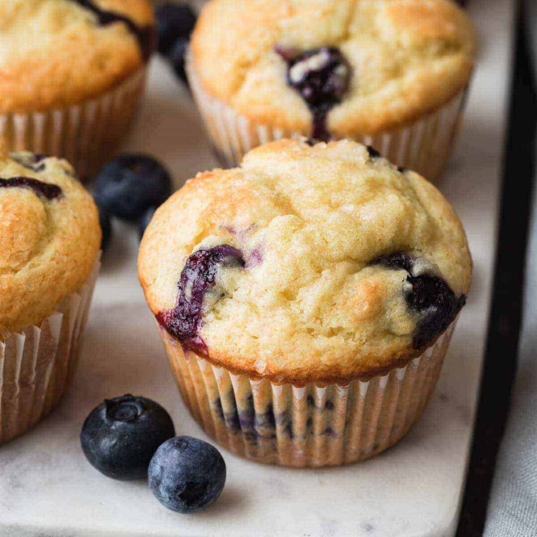 Blueberry Muffins - Baked by an Introvert