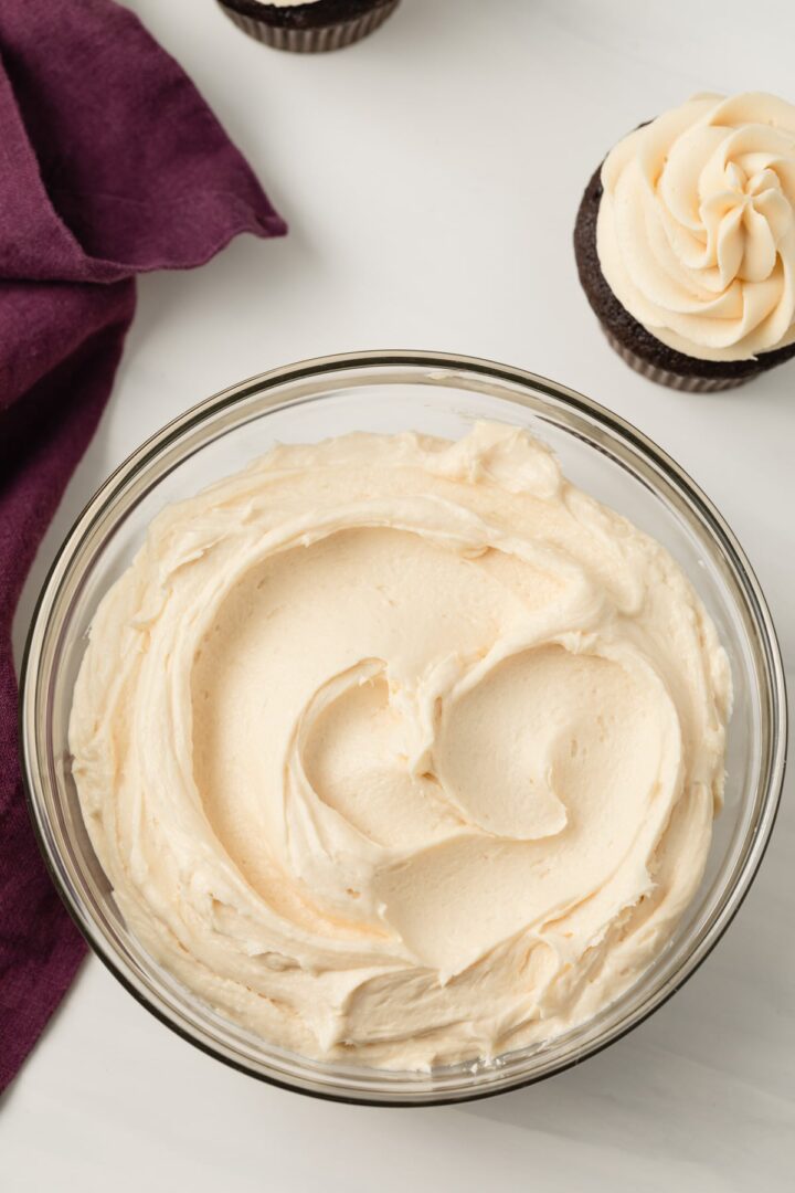 Salted Caramel Frosting Recipe Baked by an Introvert