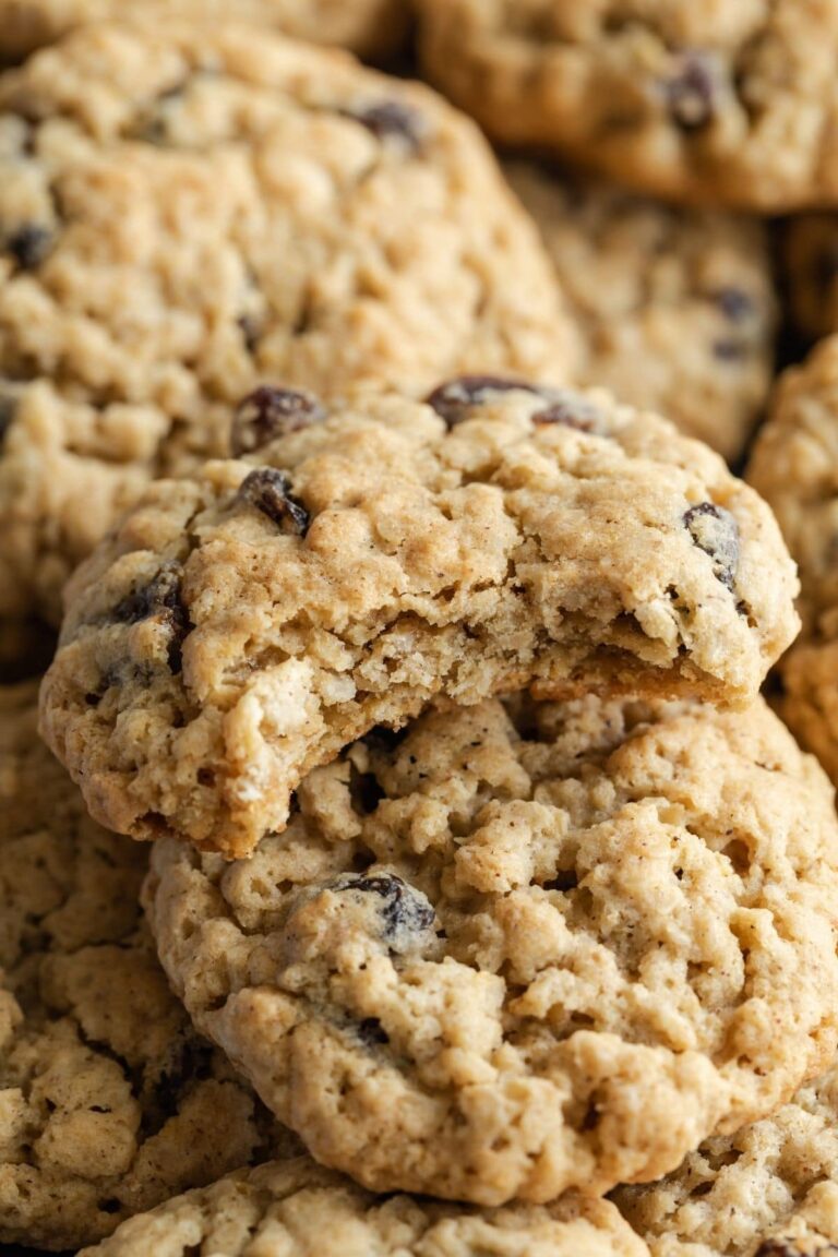 Soft & Chewy Oatmeal Raisin Cookies Baked by an Introvert®
