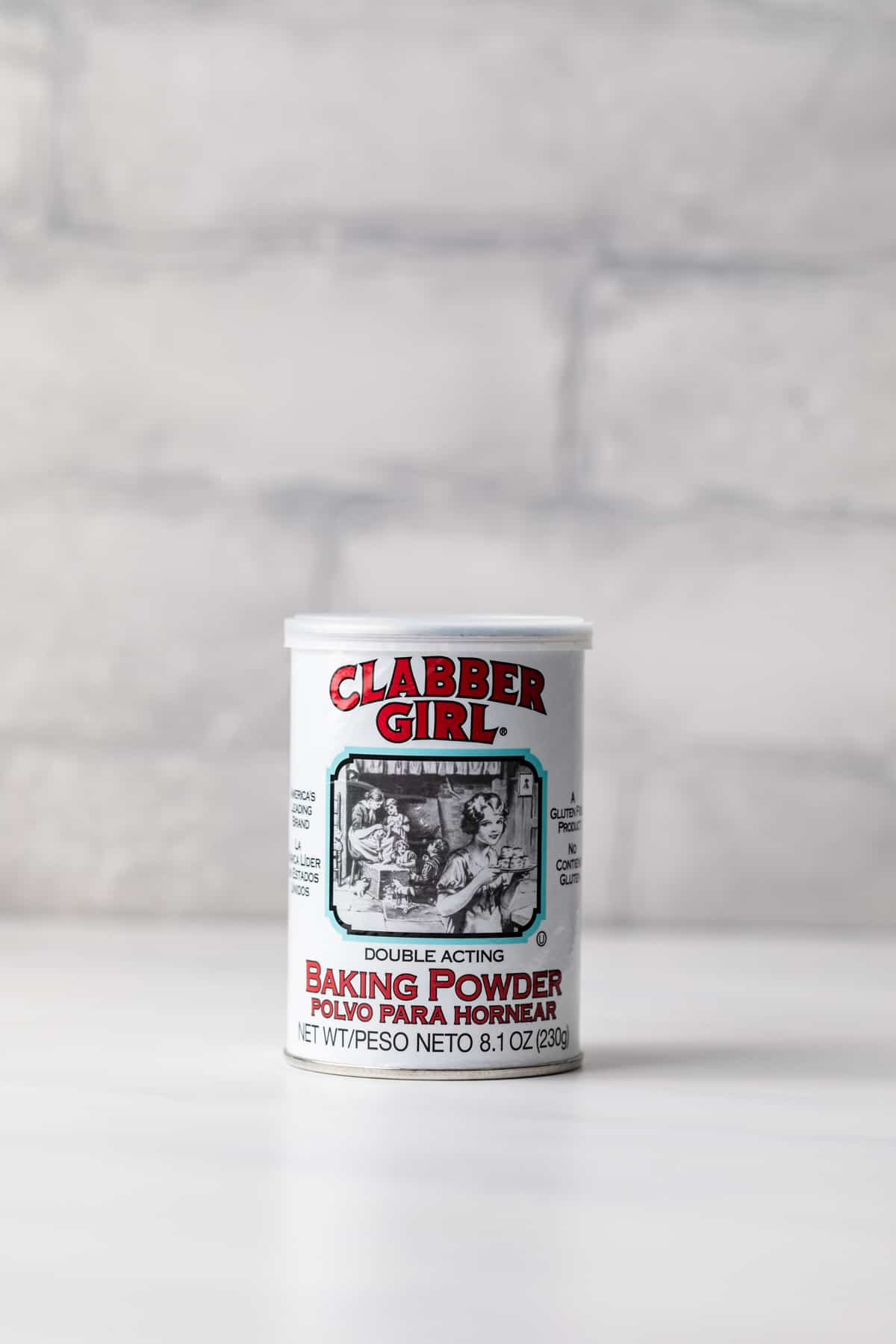container of baking powder