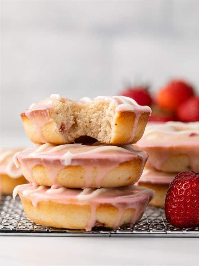 Baked Strawberry Donuts Story