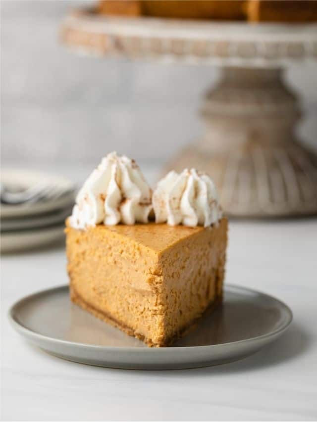 Creamy Pumpkin Cheesecake Story