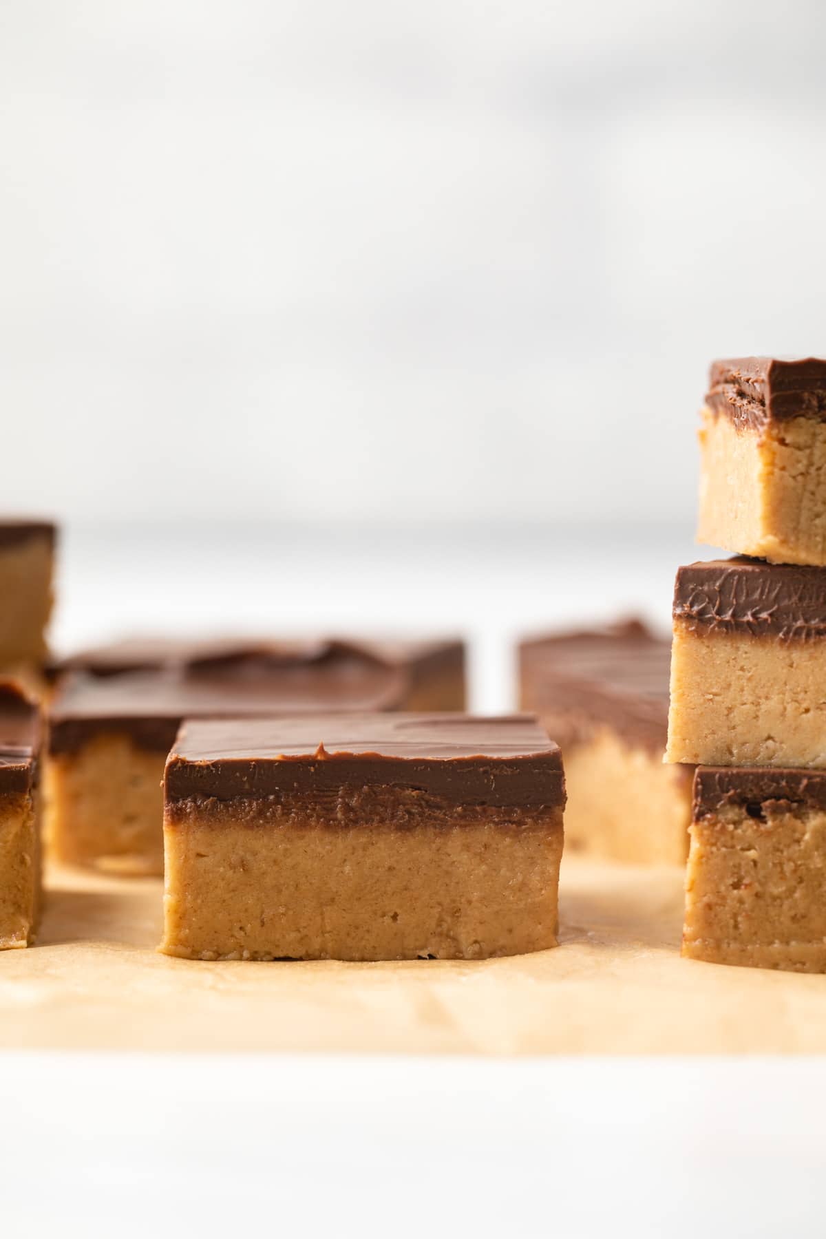 No bake peanut butter bars.