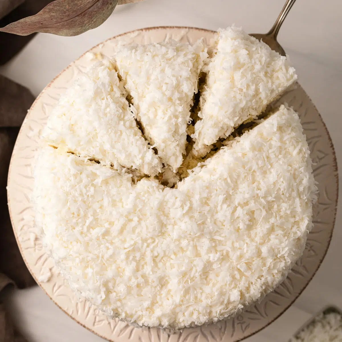 Homemade Coconut Cake