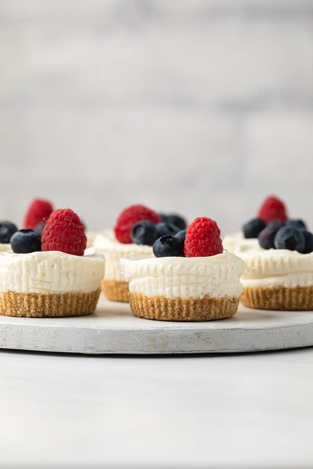 No Bake Mini Cheesecakes - Baked by an Introvert