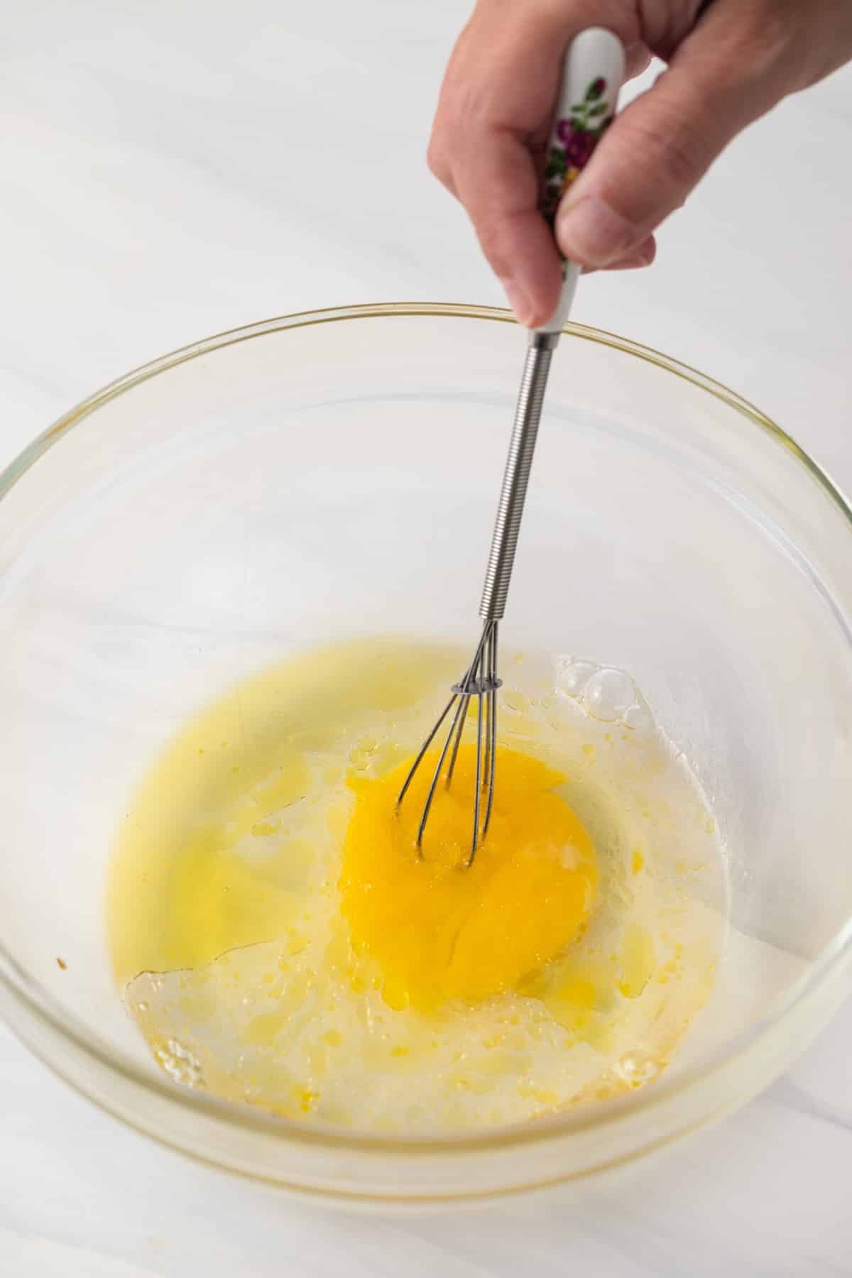 Egg whisked with water.