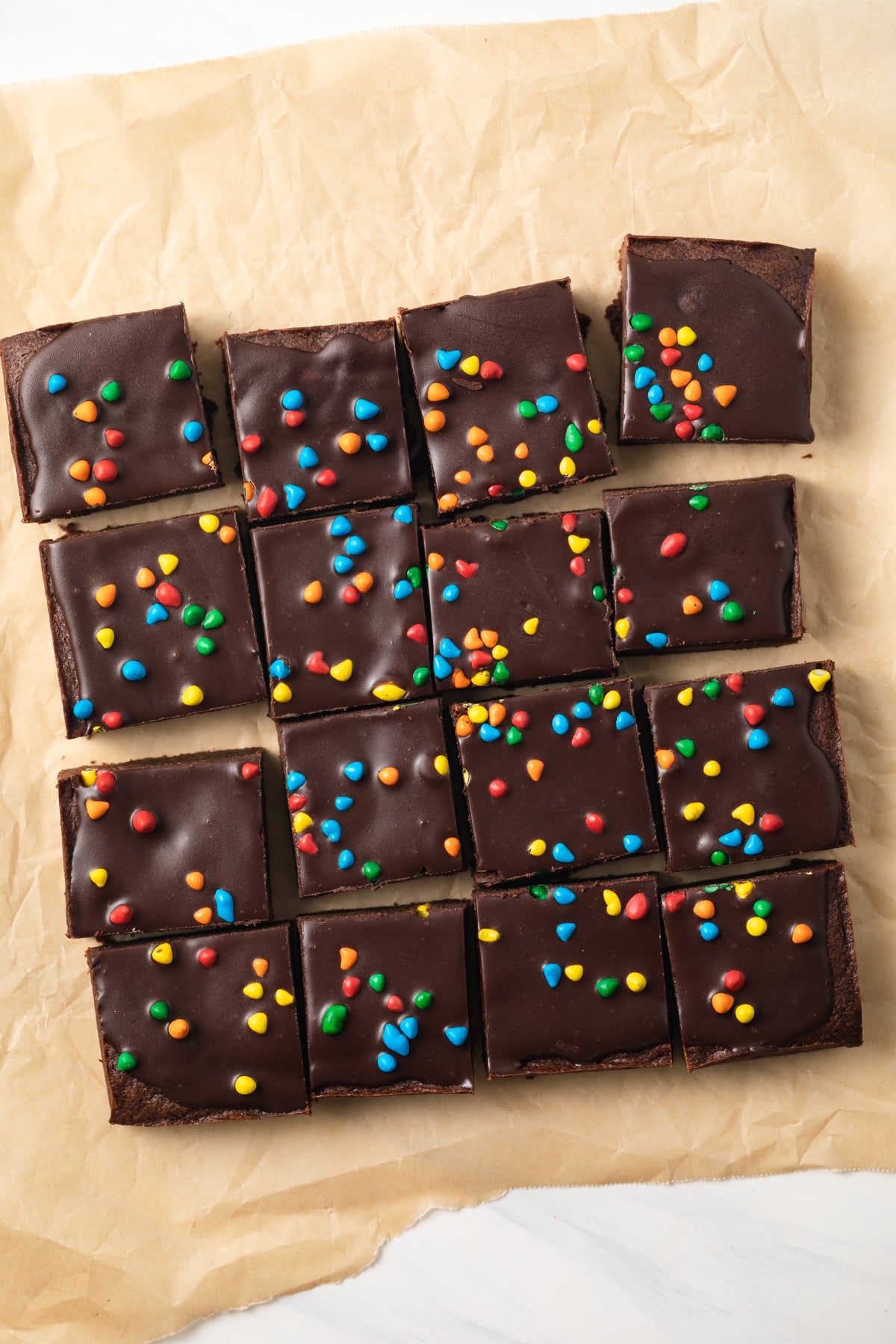 Overhead of cosmic brownies.