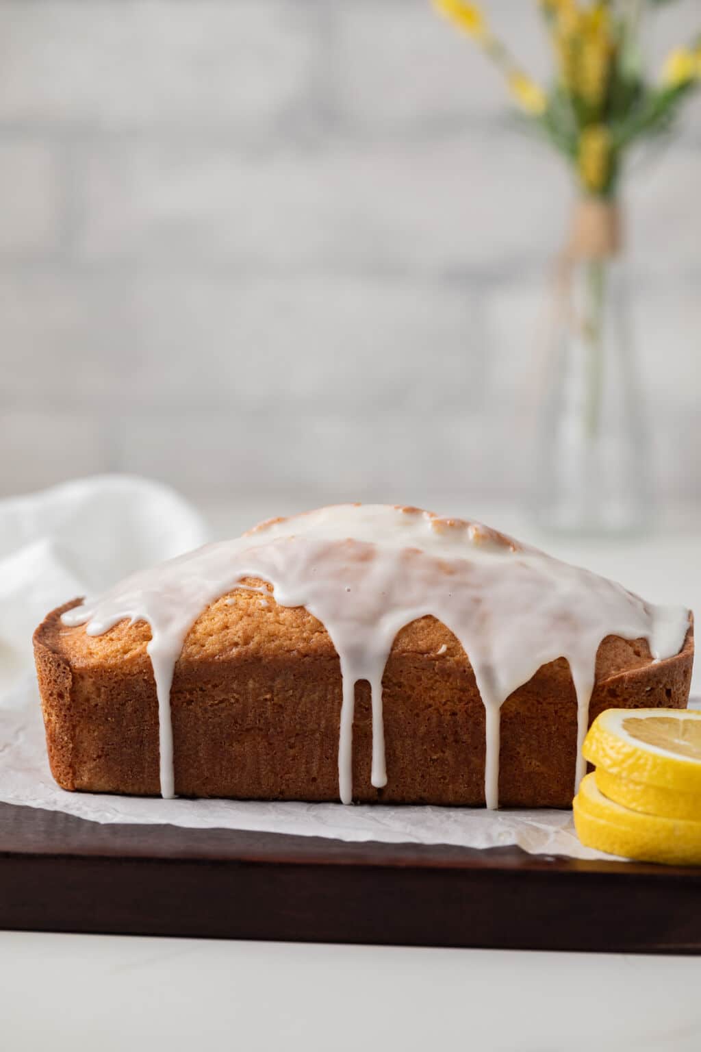 Glazed Lemon Bread Baked By An Introvert
