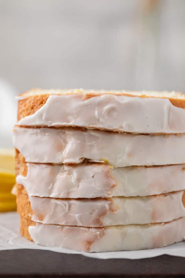 Glazed Lemon Bread Baked By An Introvert